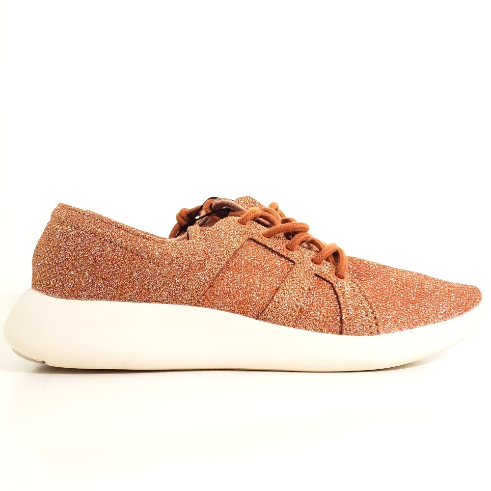 Zara Gliter Shoes - Rose Gold  Womens Size 8